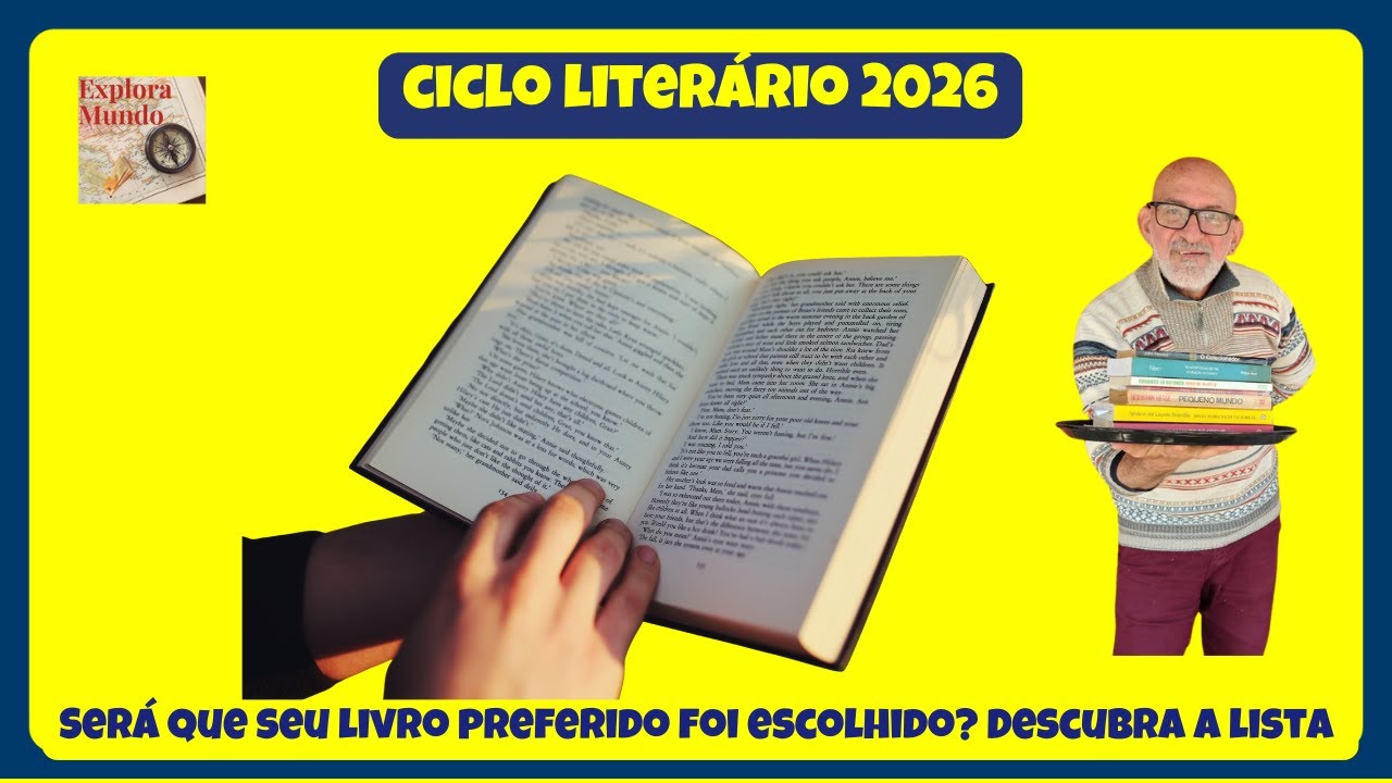 CICLO DE LEITURA 2026: A Lista Definitiva! Revelamos os 12 Livros Selecionados!