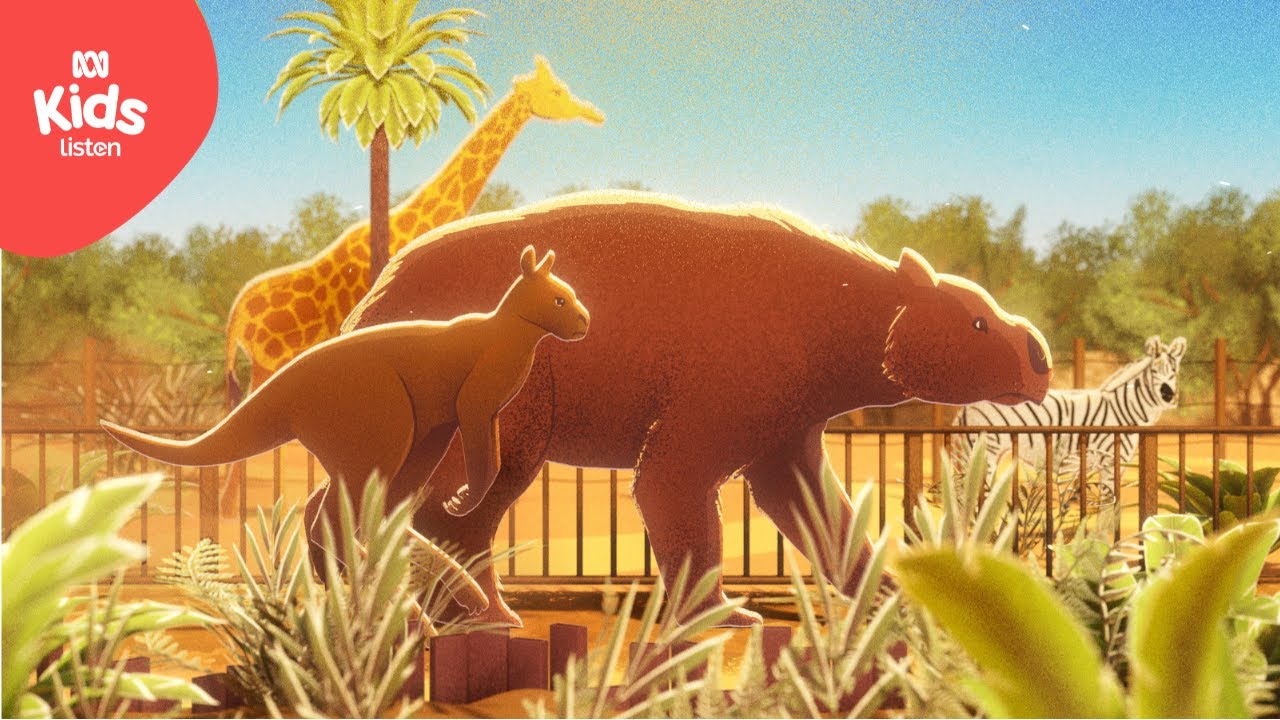 Diprotodon vs Procoptodon 🦘| Dino Dome | ABC Kids listen