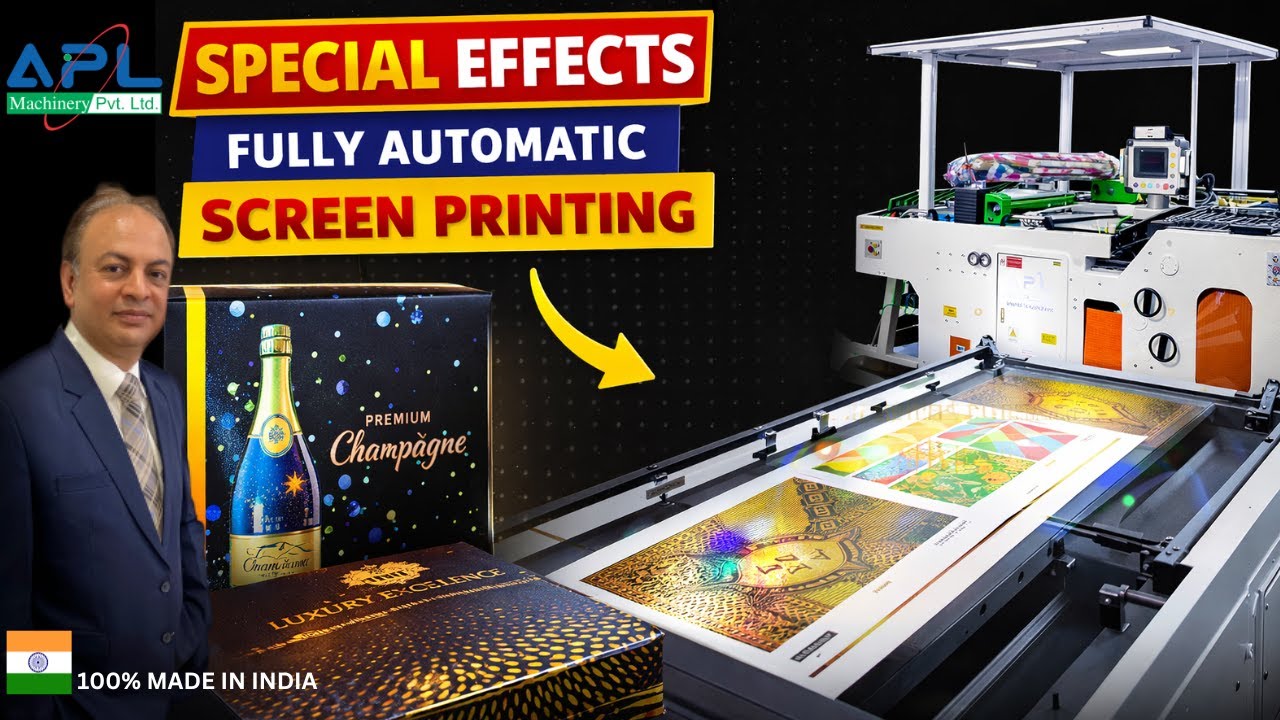 Create Unlimited Premium Print Effects with APL| India's Advanced Fully Automatic Screen Printing