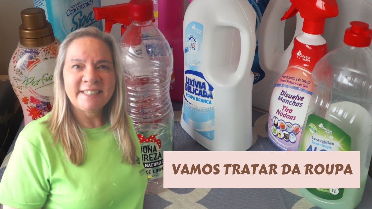 TRATAMENTO DA ROUPA/DICAS +DETERGENTES FAVORITOS
