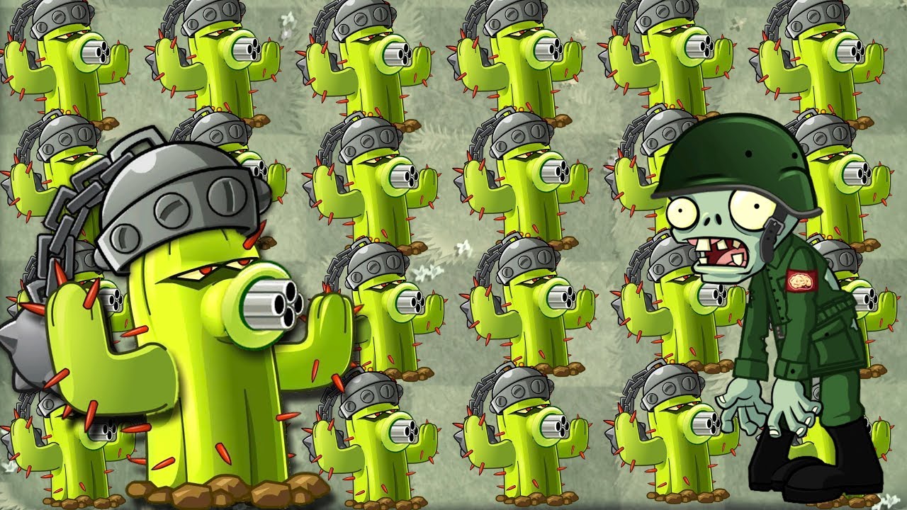 Plants vs Zombies 2 Cactus The King Of Plants - Gameplay Monster Cactus