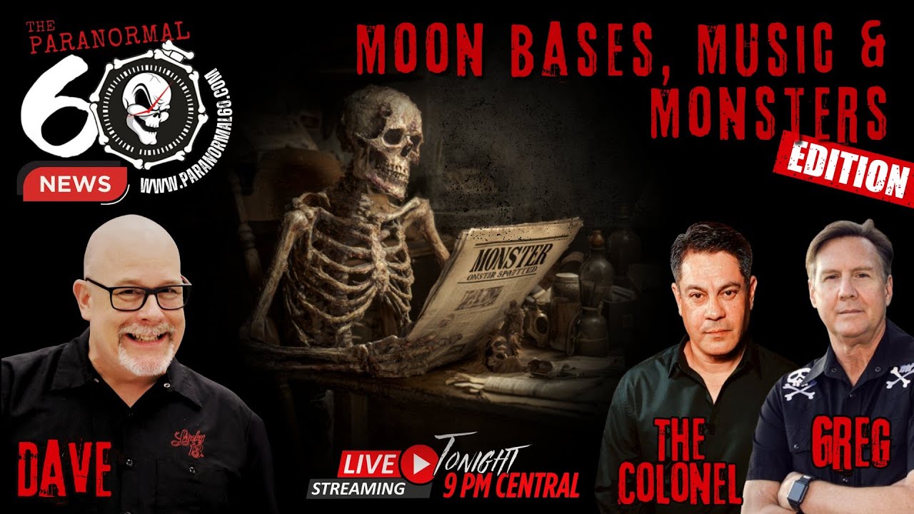 Moon Bases, Music & Monsters - The Paranormal 60 News