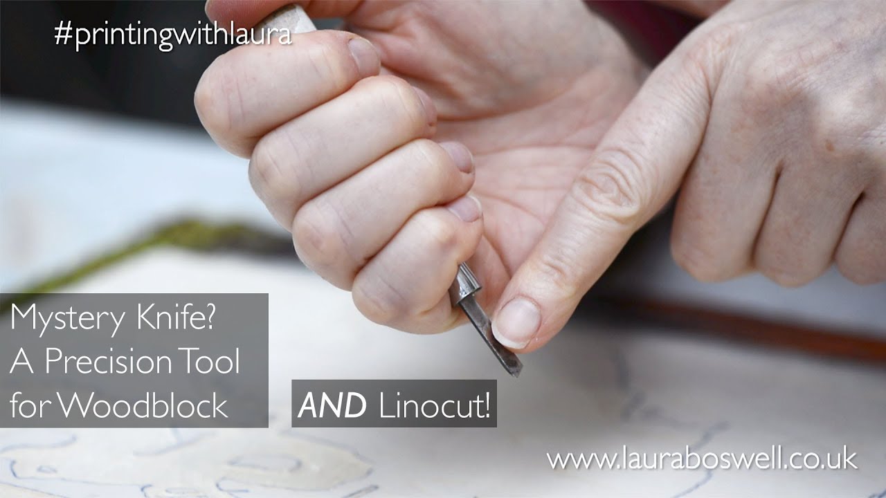 Mystery knife? A Precision tool for woodblock & linocut!