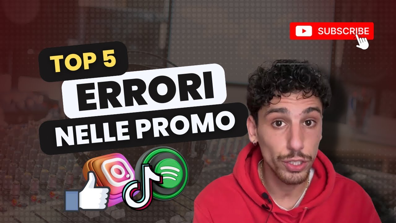 I 5 ERRORI da NON Fare per Promuovere la tua Musica