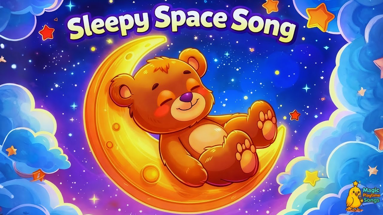 Космическая колыбельная с медвежонком 🌙 | Песенка для спокойного сна для детей