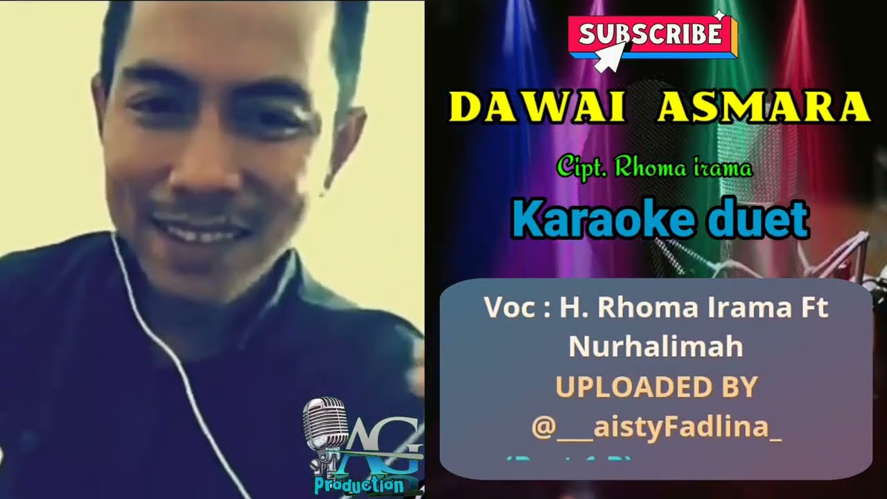 Dawai asmara || Karaoke duet cewek || tki riyadh jn