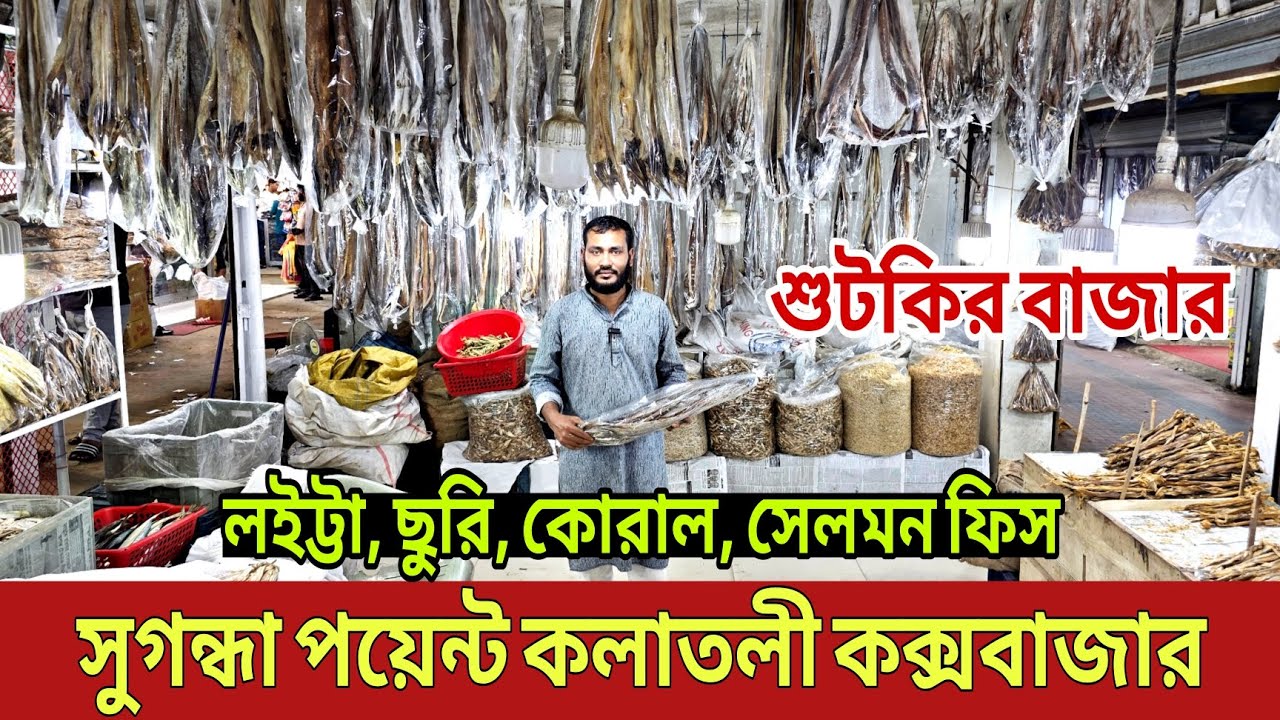 লইট্টা, ছুরি, কোরাল, সেলমন শুটকির দাম জানুন কক্সবাজার, Cox's Bazar shirki price in Bangladesh