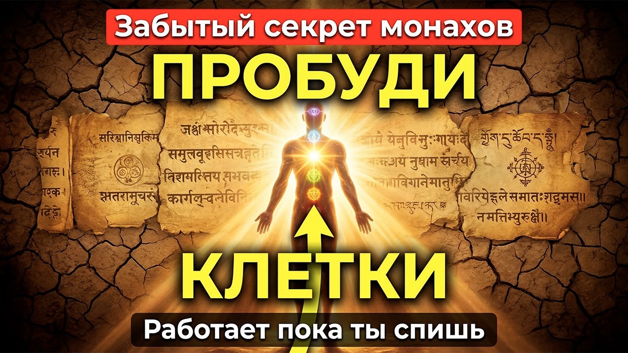 ДЫХАНИЕ МОНАХОВ : Древняя даосская техника, которая пробуждает твои клетки за ночь