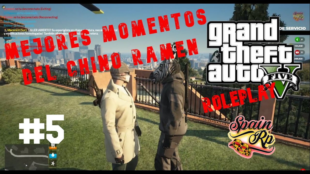 #5 Mejores Momentos del Chino Rámen de Gta V Roleplay SpainRP