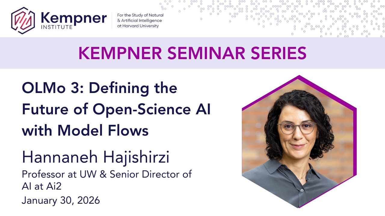OLMo 3: Defining the Future of Open-Science AI with Model Flows with Hanna Hajishirzi