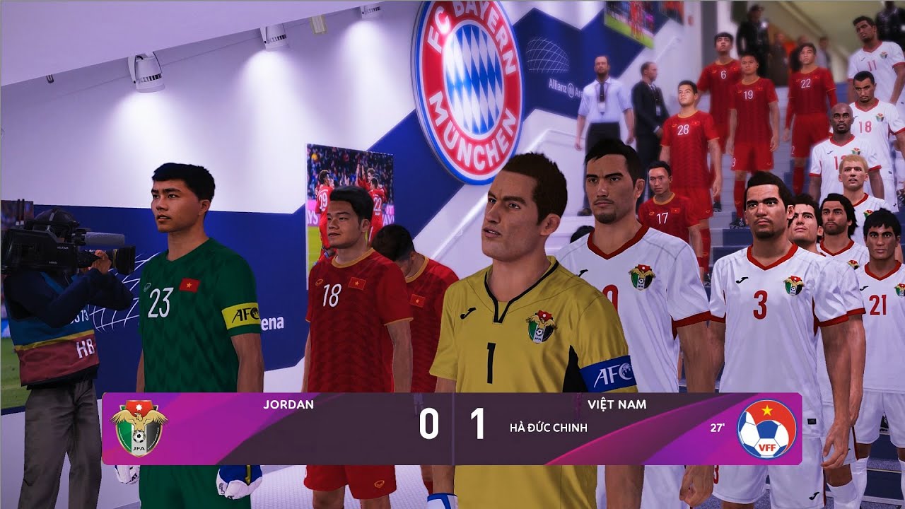 PES 2020 - JORDAN vs VIETNAM - VCK U23 Châu Á
