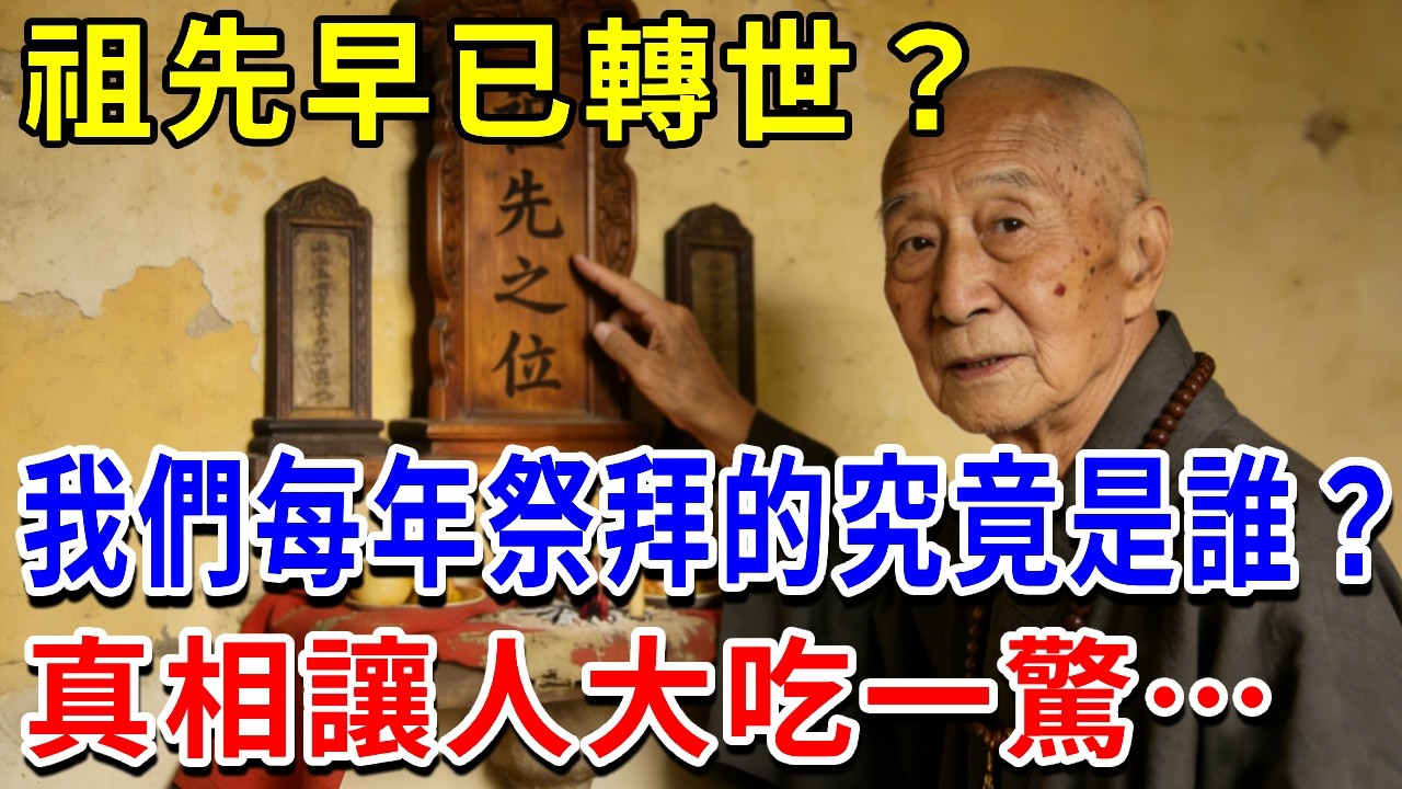 祖先早已轉世，我們每年祭拜的究竟是誰？高僧一語點醒夢中人，原來真相是這樣！