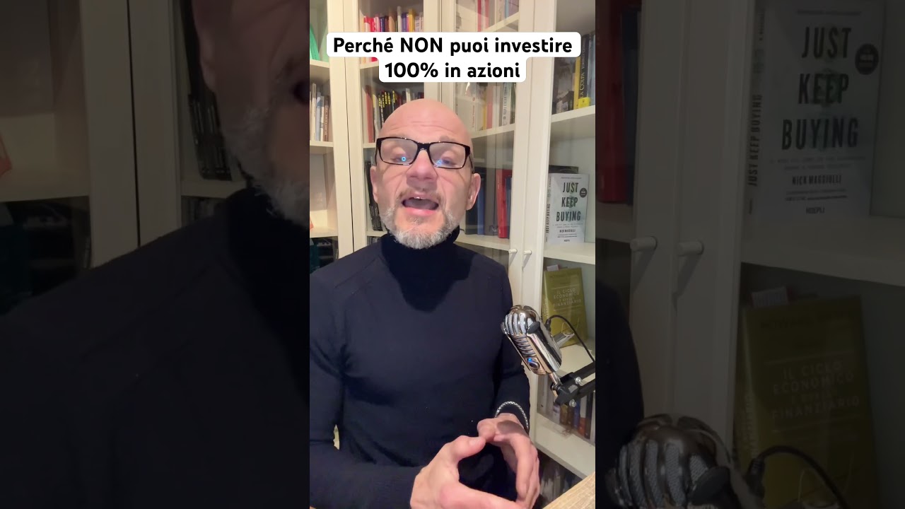 Perché NON puoi investire 100% in azioni 