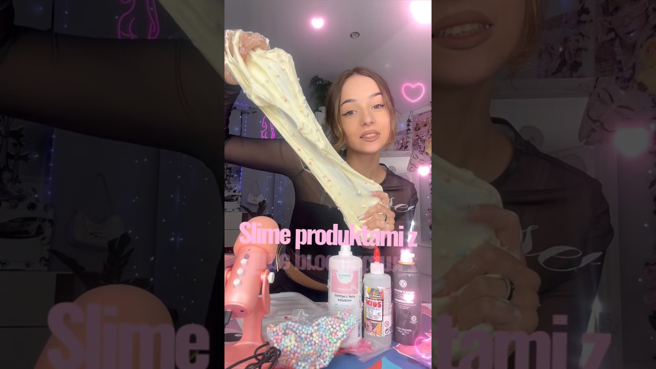 ROBIĘ SLIME PRODUKTAMI Z ACTION