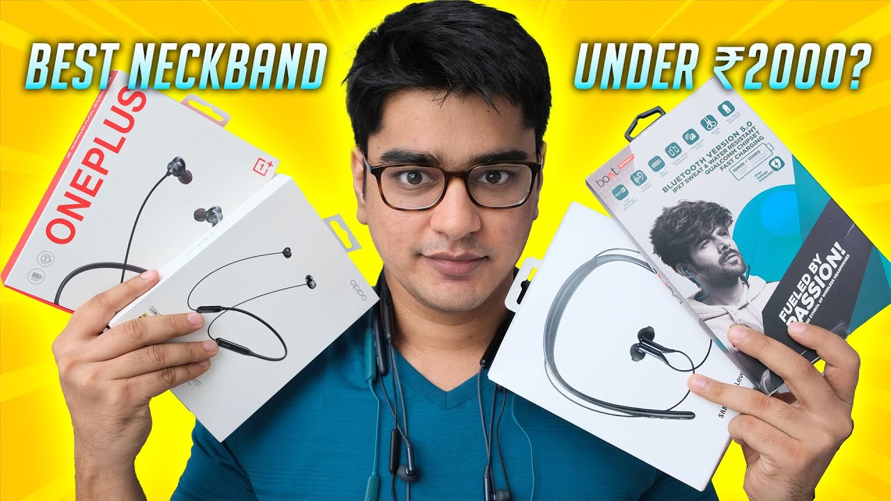 Samsung Level U2 vs. Boat 255 Pro+ vs. Oppo M31 vs. Oneplus Bullets Z: 2000 Rs. Neckband Knockout!