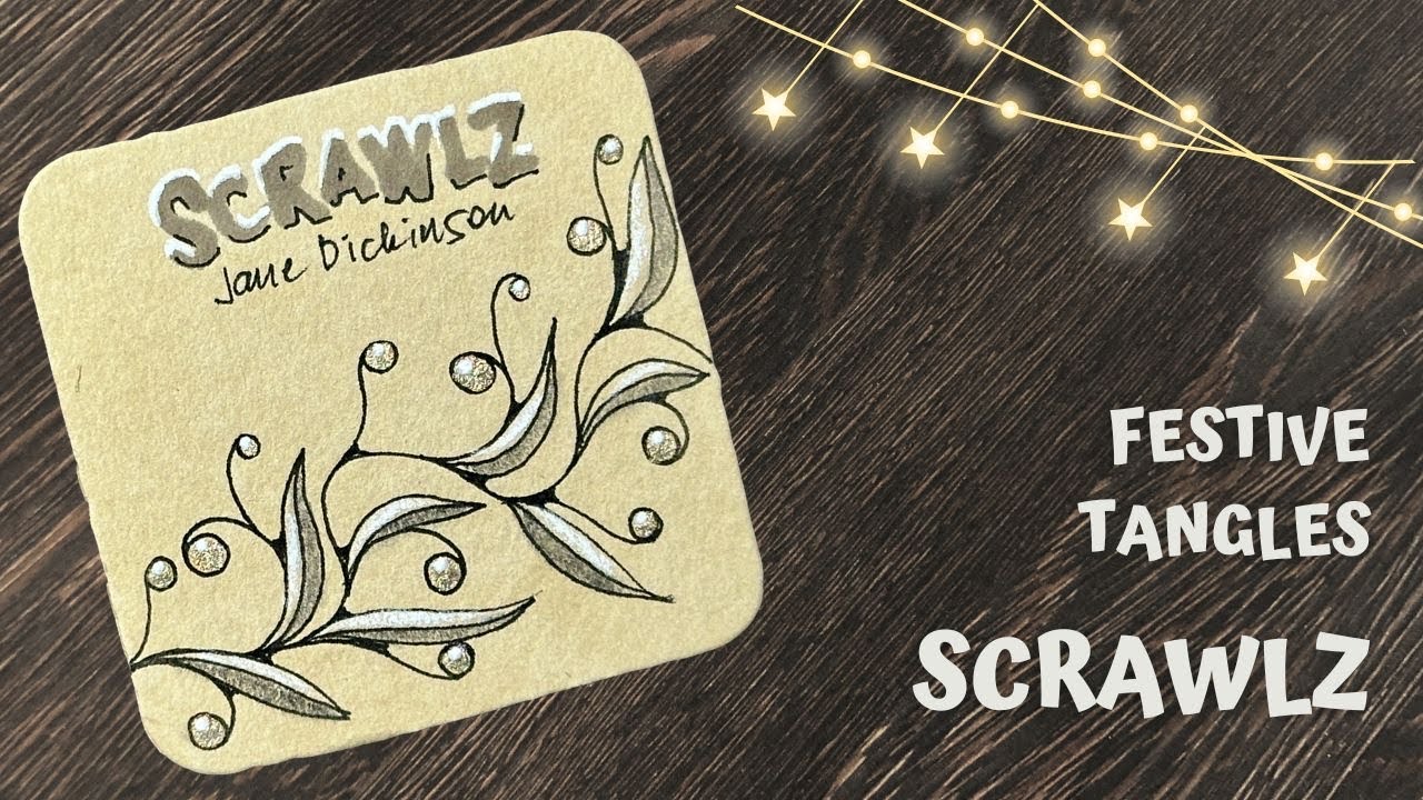 Festive Tangles - Day 6 - Scrawlz