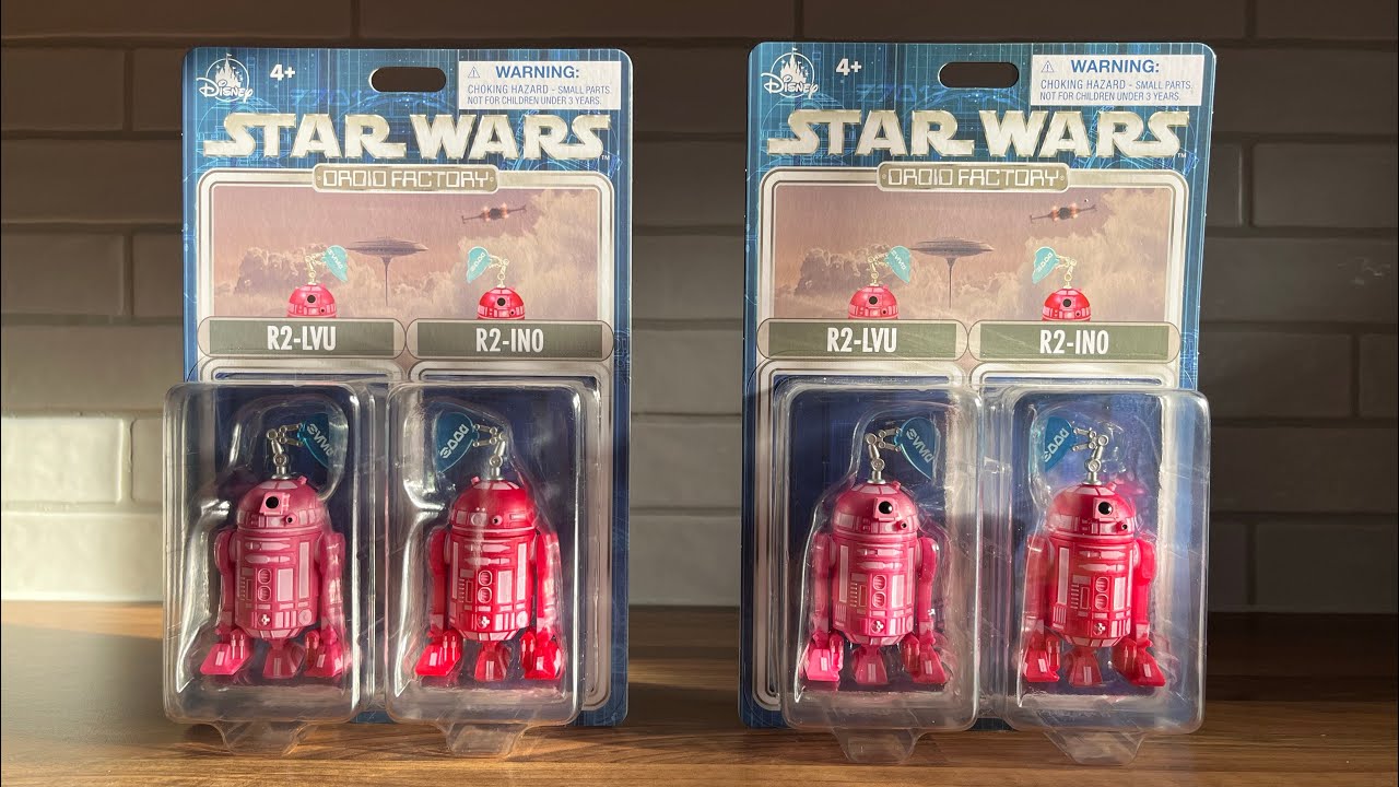 STAR WARS Droid Factory R2-LVU And R2-INO Valentine's Day Action Figure Set | REVIEW 