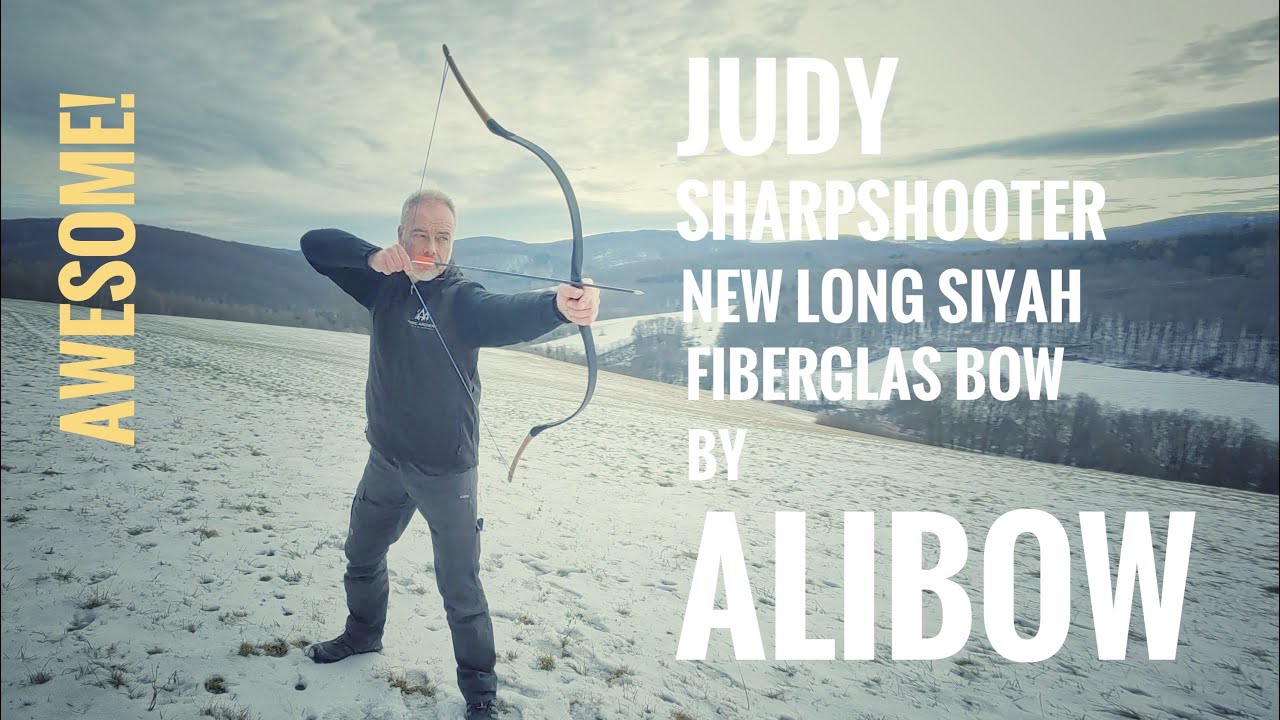 New! Judi Sharpshooter - Long Siyah Fiberglas Bow by Alibow - Review