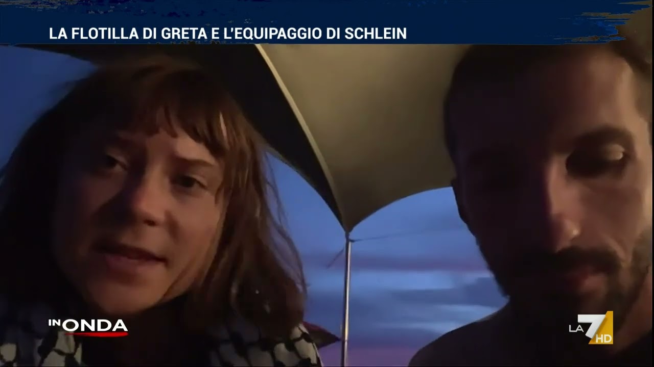 Greta Thunberg in diretta dalla Global Sumud Flotilla: “Quello che Israele fa a Gaza è un ...