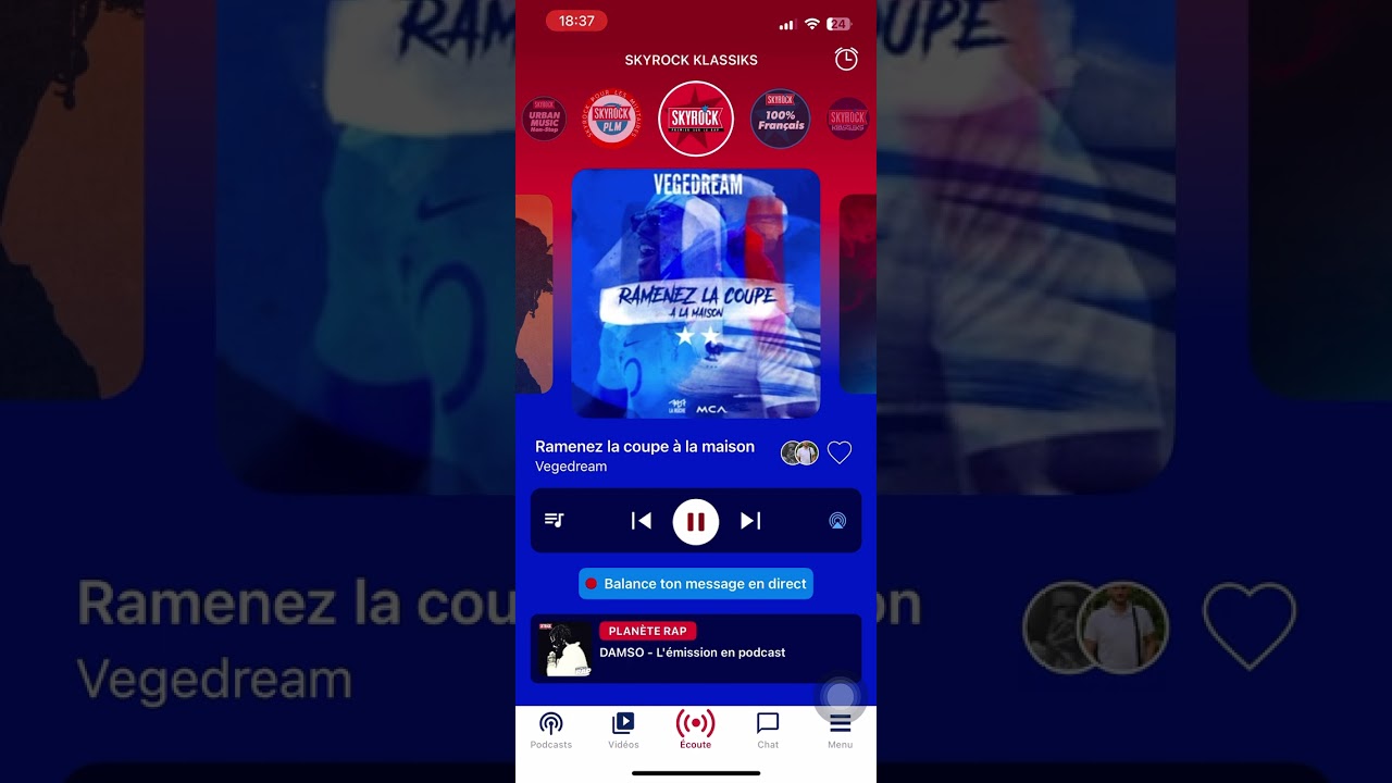 Vegedream Ramenez la coupe à la maison radio edit Skyrock 
