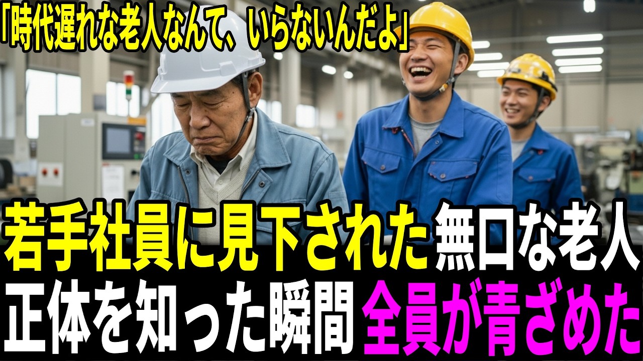 見下していた無口な老人の正体を知った瞬間 全員青ざめた