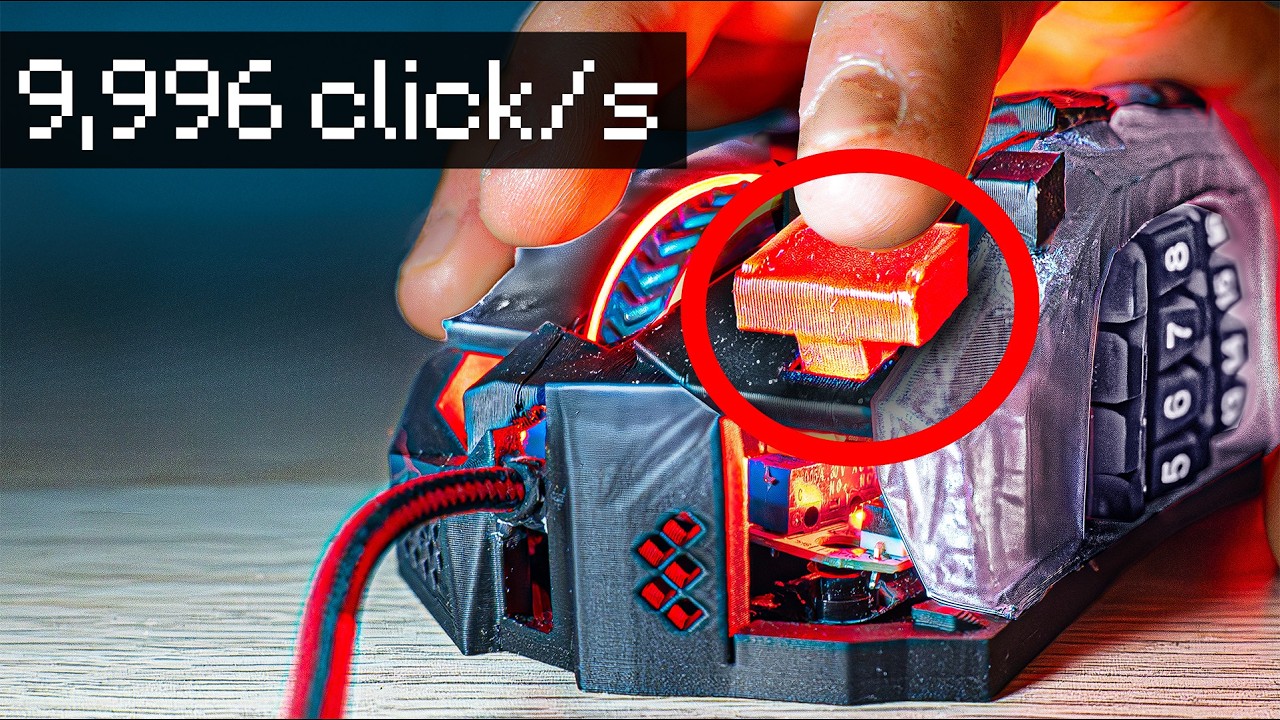 I Built The World's FASTEST Gaming Mouse..