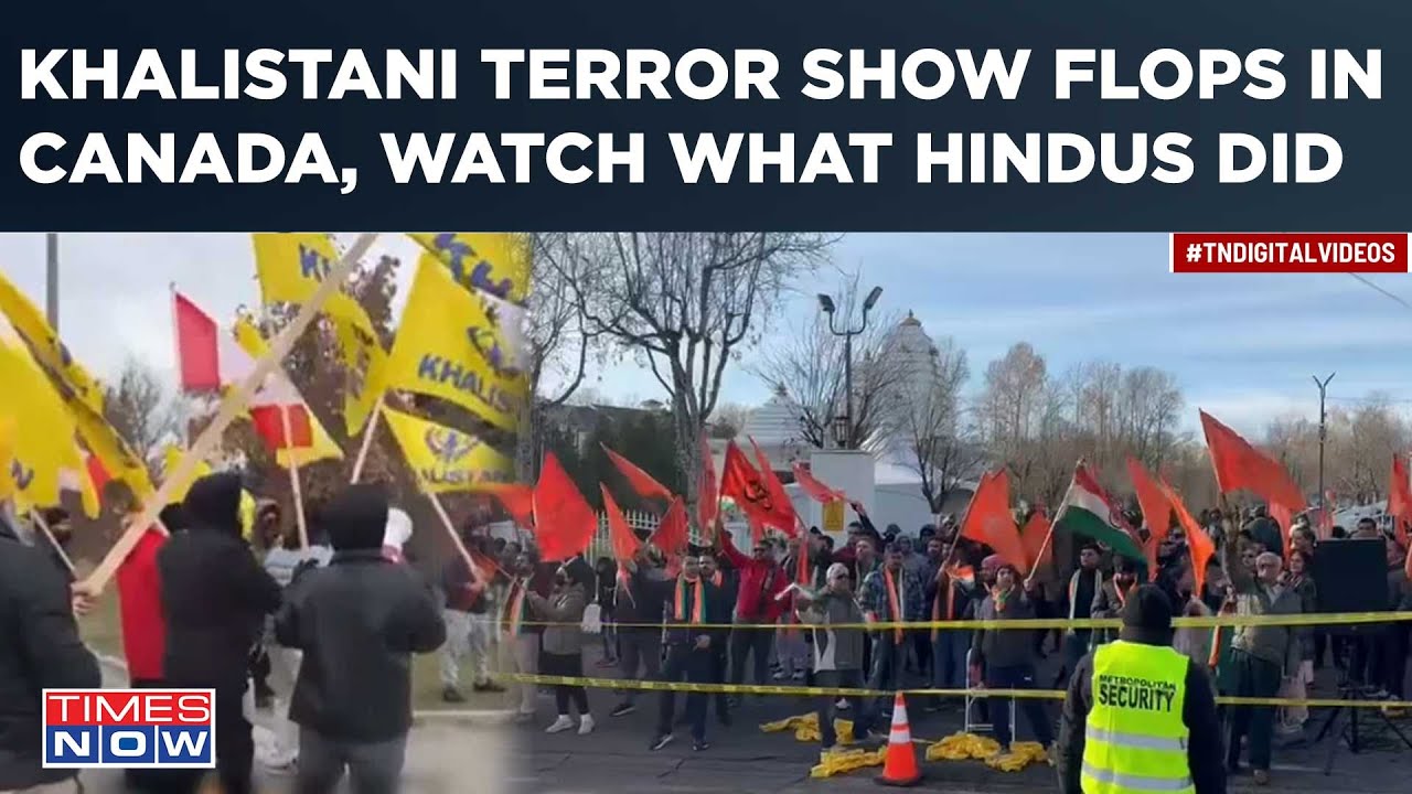 Watch Hindus Give Befitting Response To K-Thugs Creating Ruckus Outside Lakshmi Narayan Temple