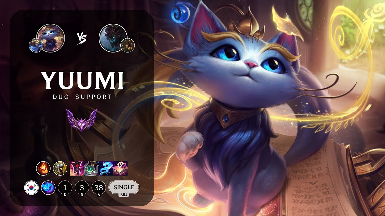 Yuumi Support vs Maokai - KR Master Patch 14.5