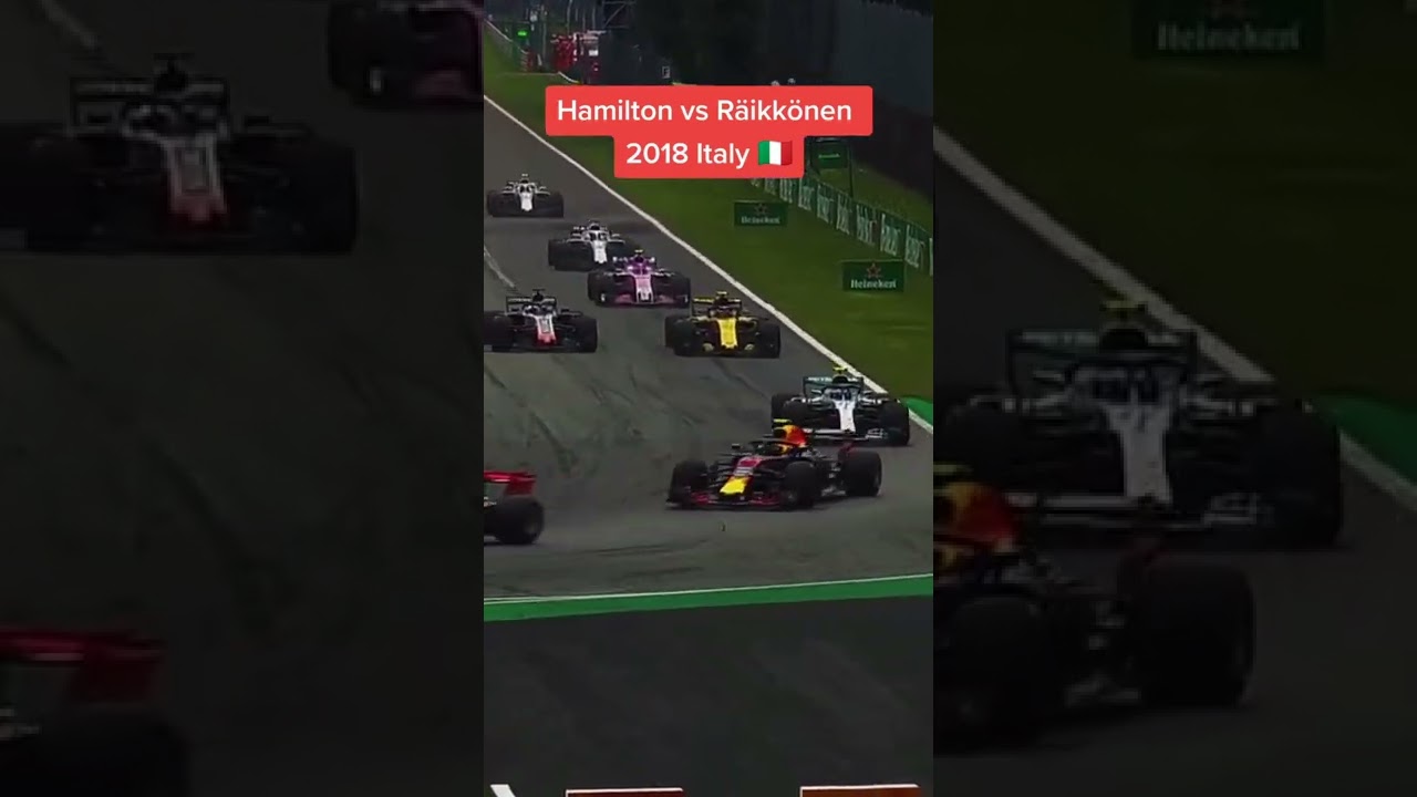Hamilton VS Räikkönen 👀🏎 2018 Italian GP