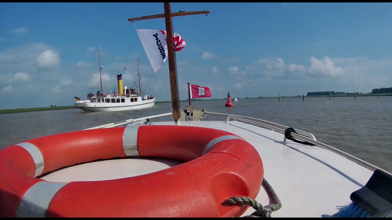 Tag 4 unserer Reise - Mit dem Boot von Leer bis Emden.