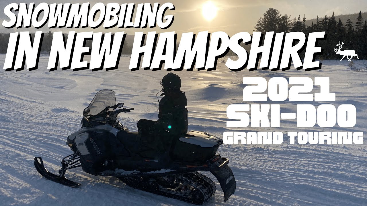Ski-Doo Grand Touring Snowmobile in New Hampshire! Epic 4K Ride