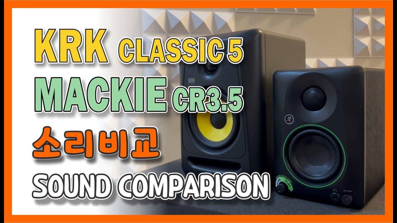 KRK Classic5 vs Mackie CR3.5 