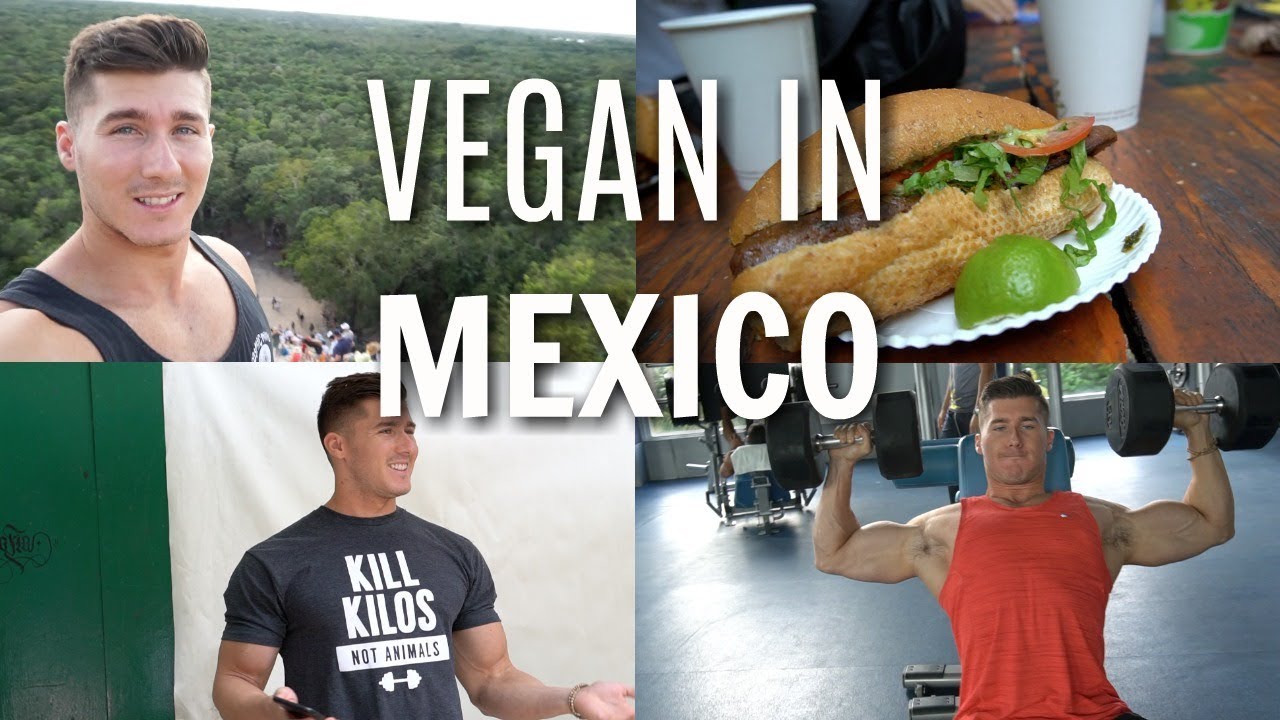 What I eat in a day in Mexico for gainz | Vegan Bodybuilder | Nimai Delgado