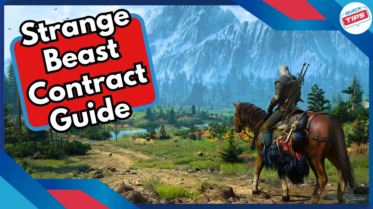 Strange Beast Contract Guide + Best Dialog Choices in Witcher 3