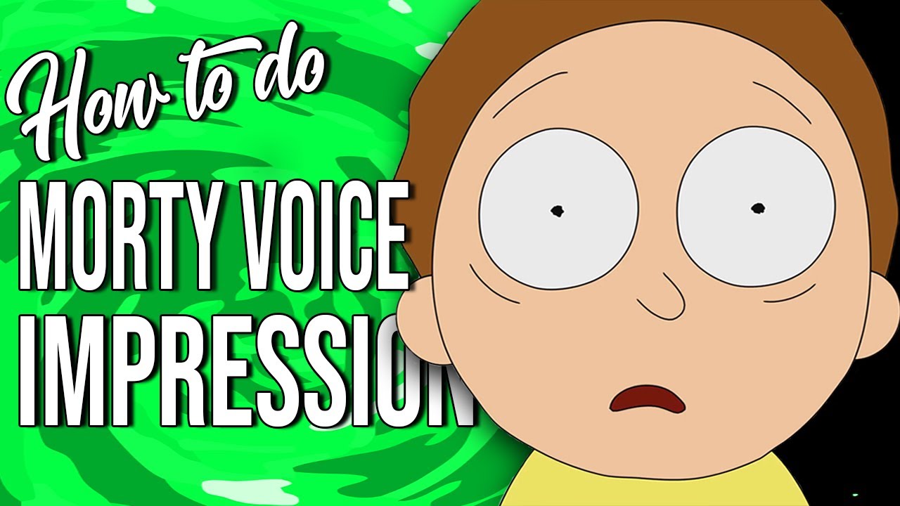 How To Do The Morty Smith Voice Impression!!! (Voice Tutorial)