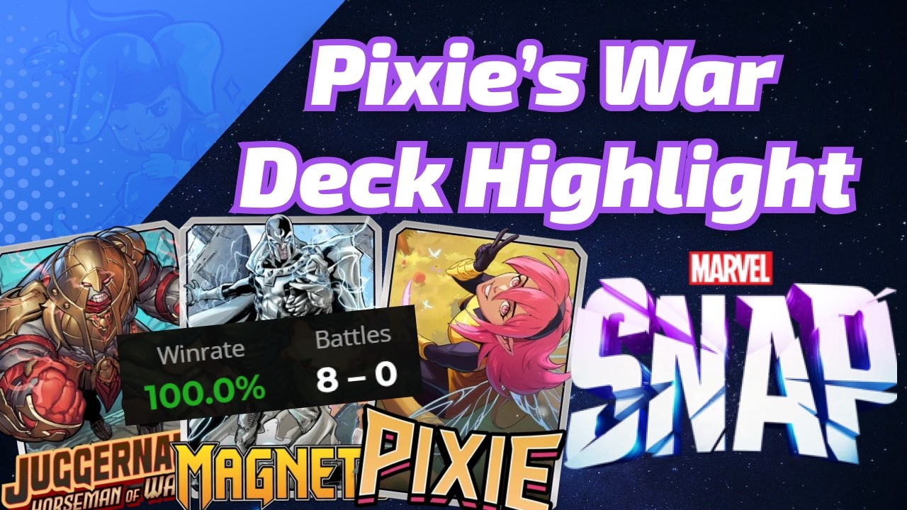 I won EVERY MATCH with Pixie Juggernaut Horseman of War! | Marvel SNAP Deck Highlight
