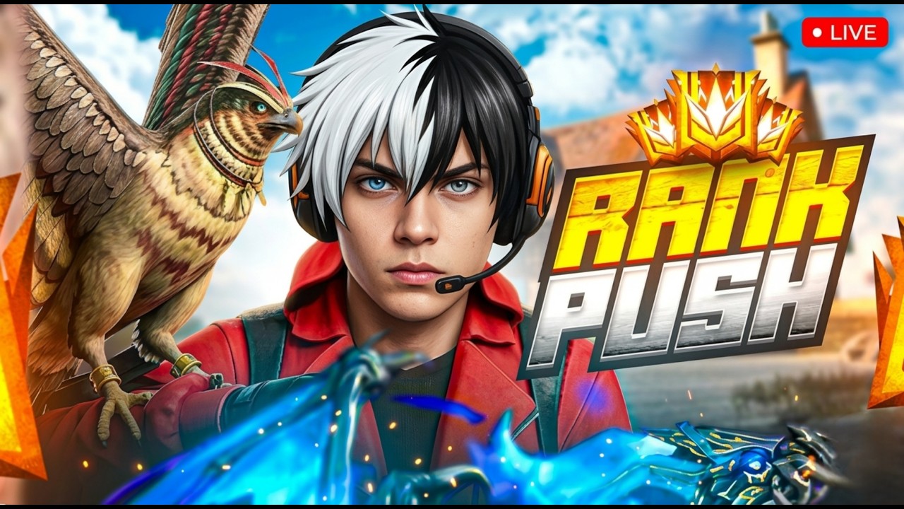 🔴[Live] CSR Rank Push Trolling Grandmaster Noobs👽Road To Top 1🔥- Free Fire Live !!