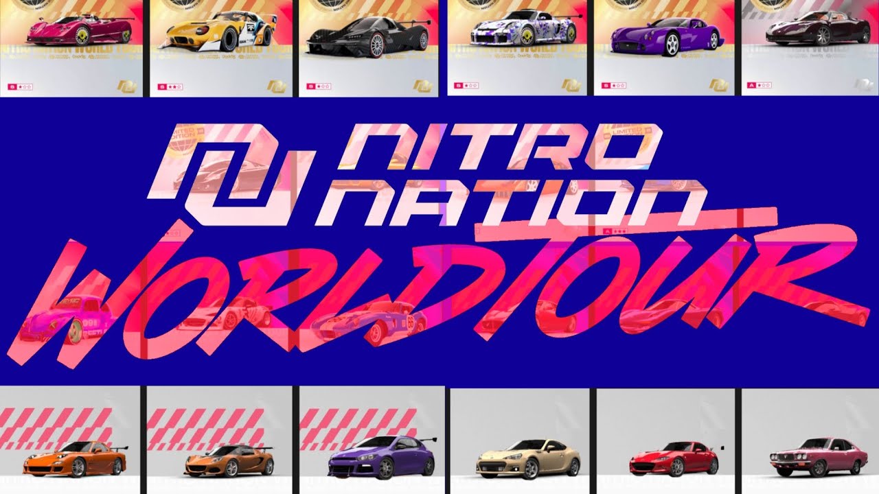 NITRO NATION 🌐 WORLD TOUR / How to get certified cars ✨.