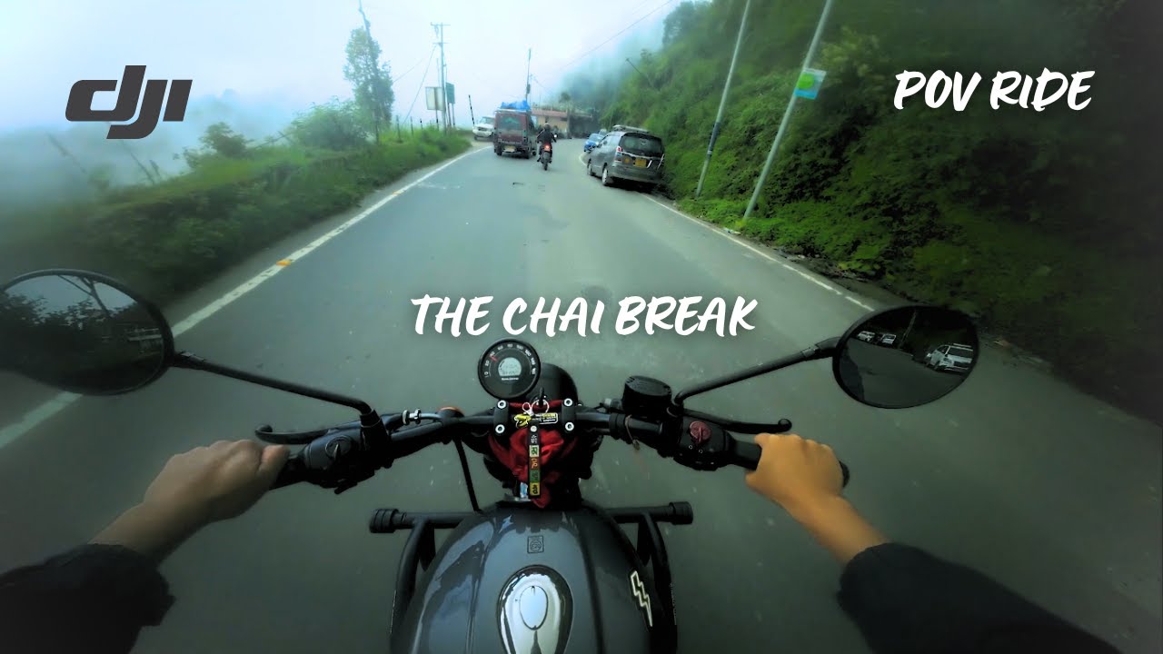 Bike Wash & Chai Stop POV | Royal Enfield Hunter 350 x DJI Cinematics | RAW Sound | Stock Exhaust