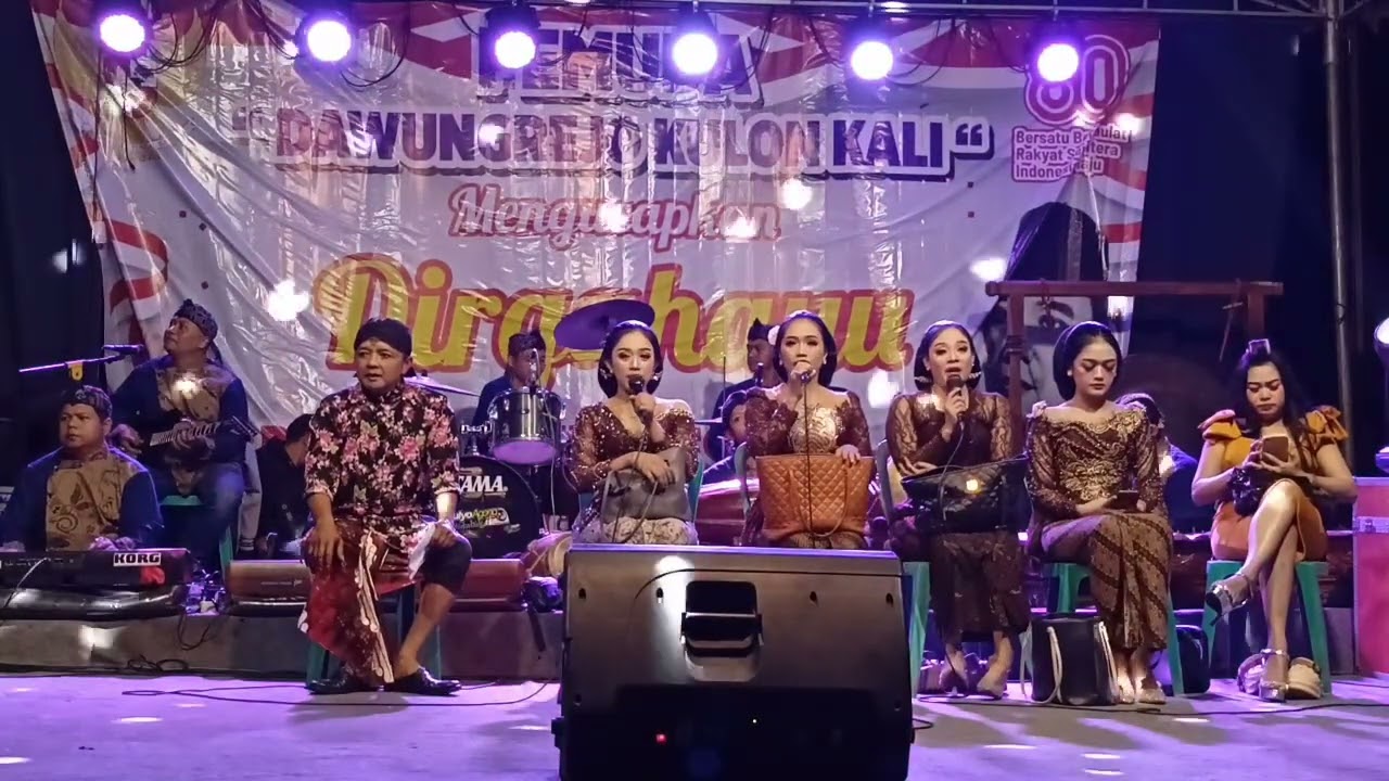 Acara Campursari di Desa Sumberboto kec Wonotirto 