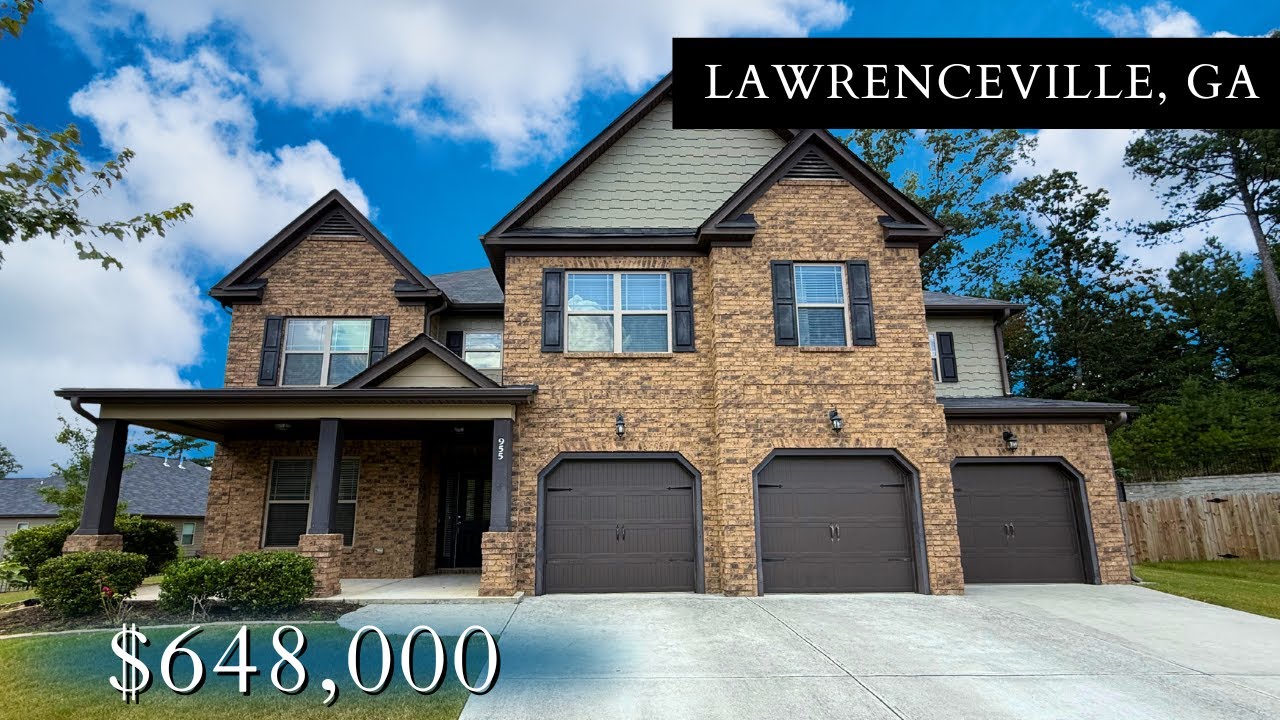 MUST SEE- STUNNING HOME FOR SALE IN LAWRENCEVILLE, GA | 5 BEDROOMS | 4 BATHS