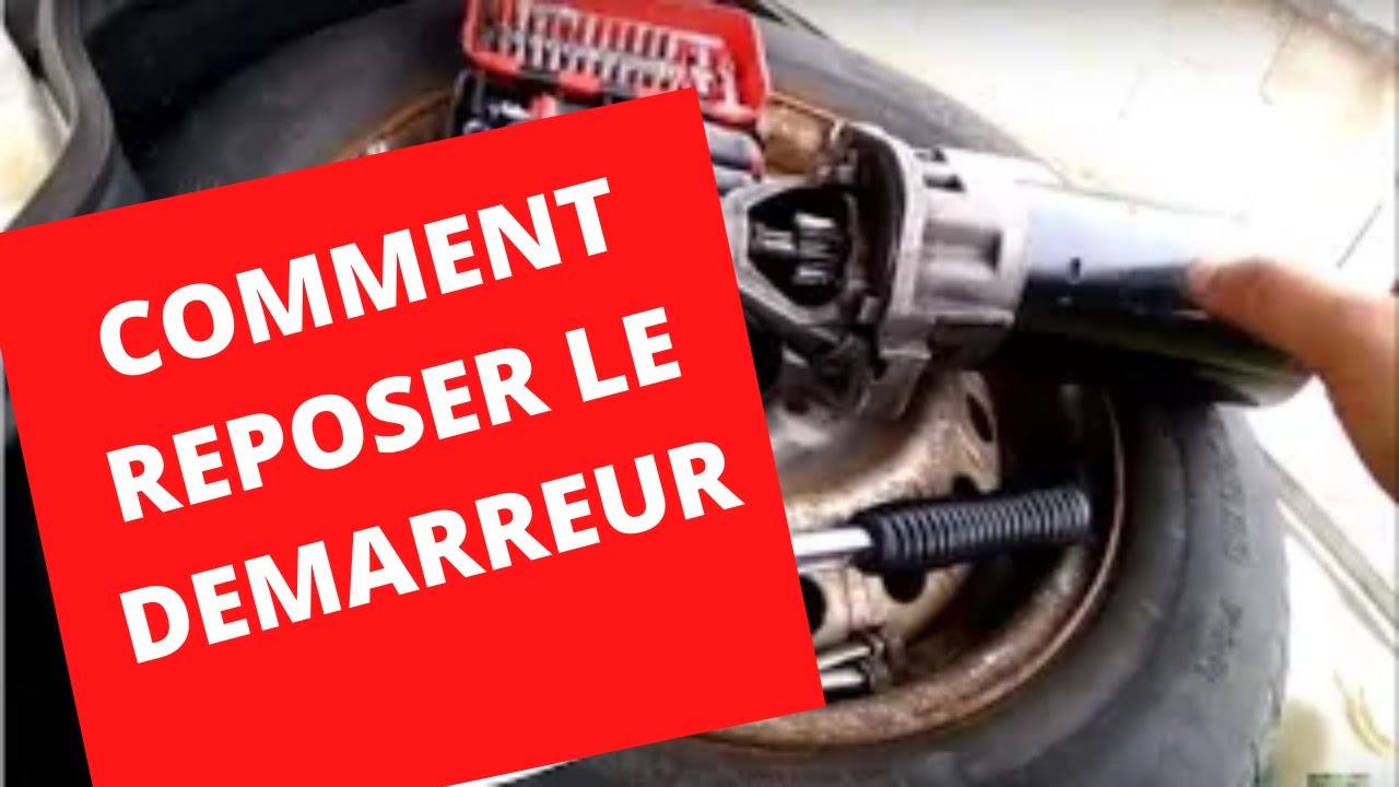 🛵🚙🚗🚚🚜🚘🚐🏍Comment reposer votre démarreur dans votre vehicule/How to put your starter in your vehicle