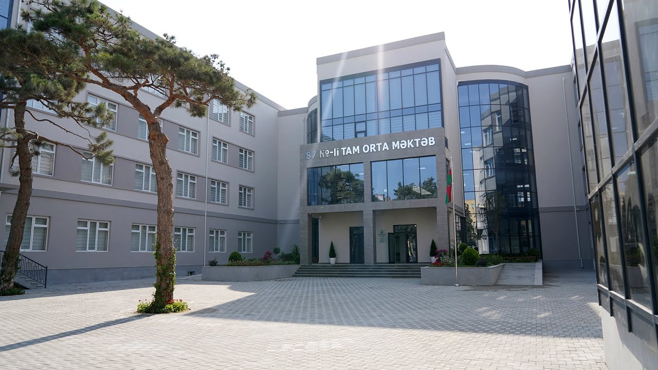 Bakının Suraxanı rayonunda inşa etdiyimiz 87 saylı məktəb kompleksində tikinti işləri yekunlaşdı