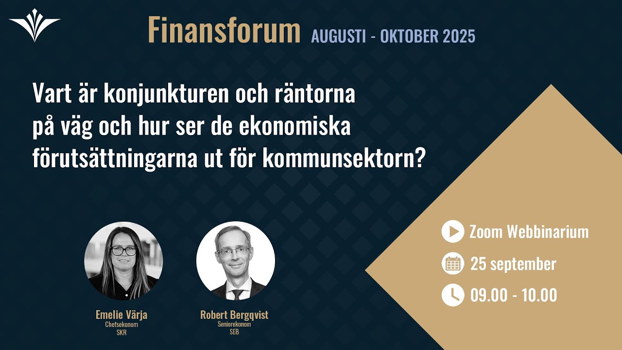Vart är konjunkturen och räntorna på väg, hur ser de ekonomiska förutsättningarna ut?