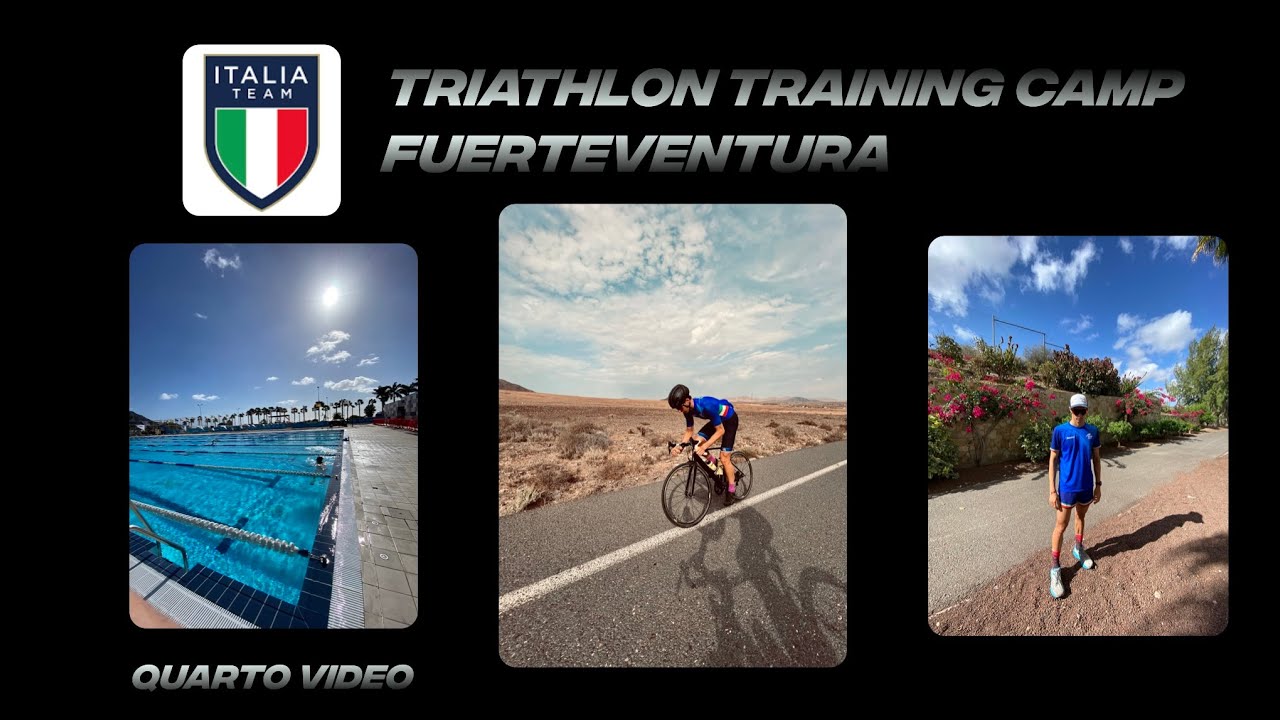 Triathlon training Camp con la Nazionale Italiana a Fuerteventura - 4° video