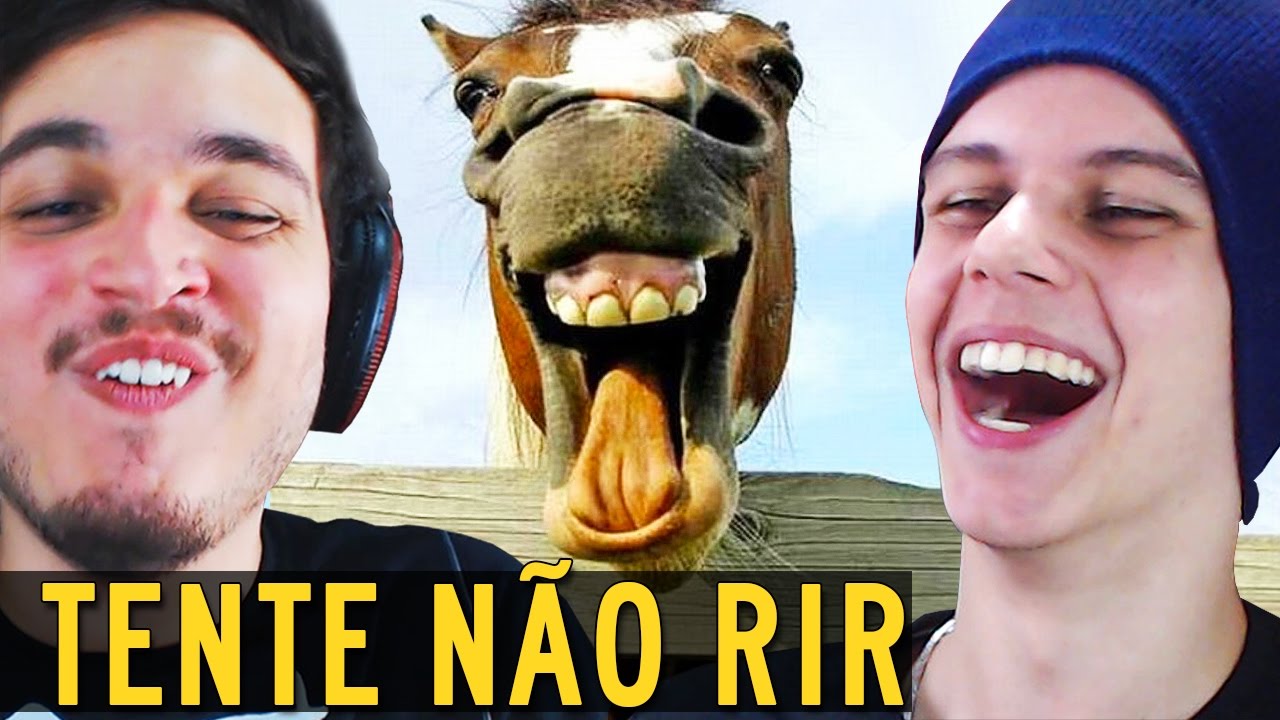 DESAFIO TENTE NÃO RIR - CONSEGUE AGUENTAR O ÚLTIMO?