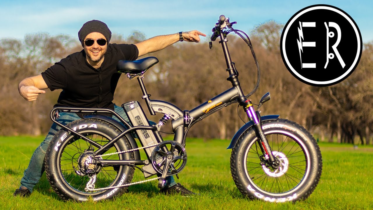 POWERFUL 1000 watt full suspension fat tire folder!!! BPM Bikes F-15RS electric bike review