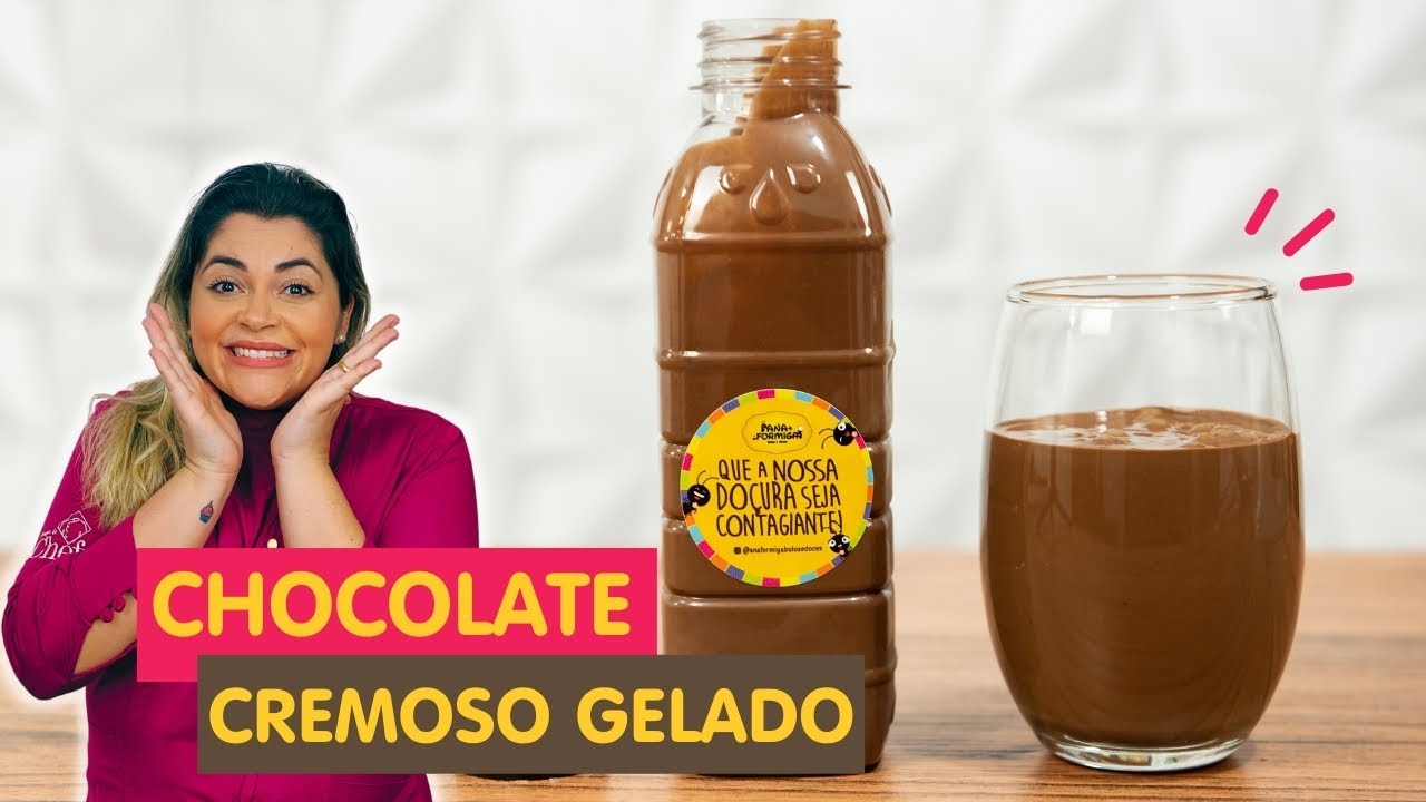 CHOCOLATE CREMOSO GELADO  | Ana Formiga