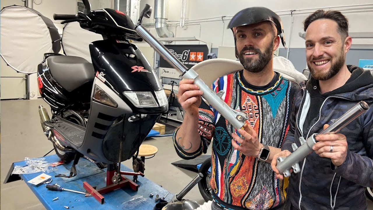 Aprilia SR50 - Gabel Instandsetzung - So geht's! Mit German Racing Solutions!