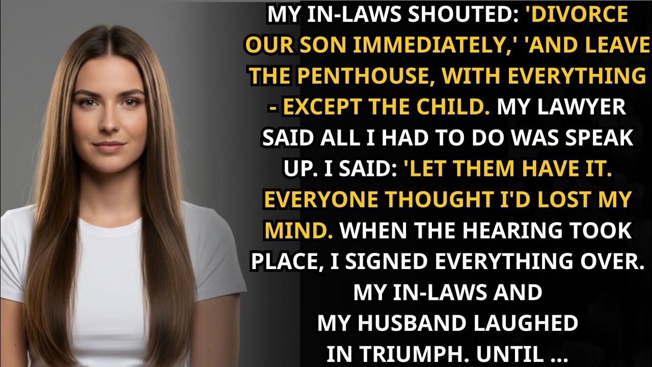 My in laws took everything in the divorce — but they had no idea about one thing, and…
